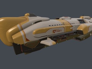 trinity ship 3D मॉडल