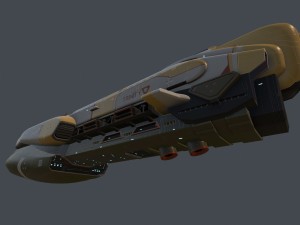 trinity ship 3D Model