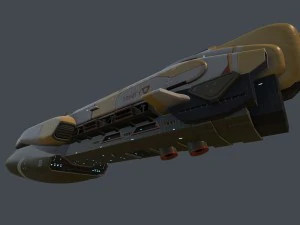 trinity ship 3D Model