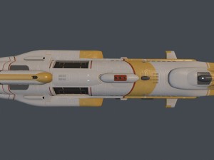 trinity ship 3D Model