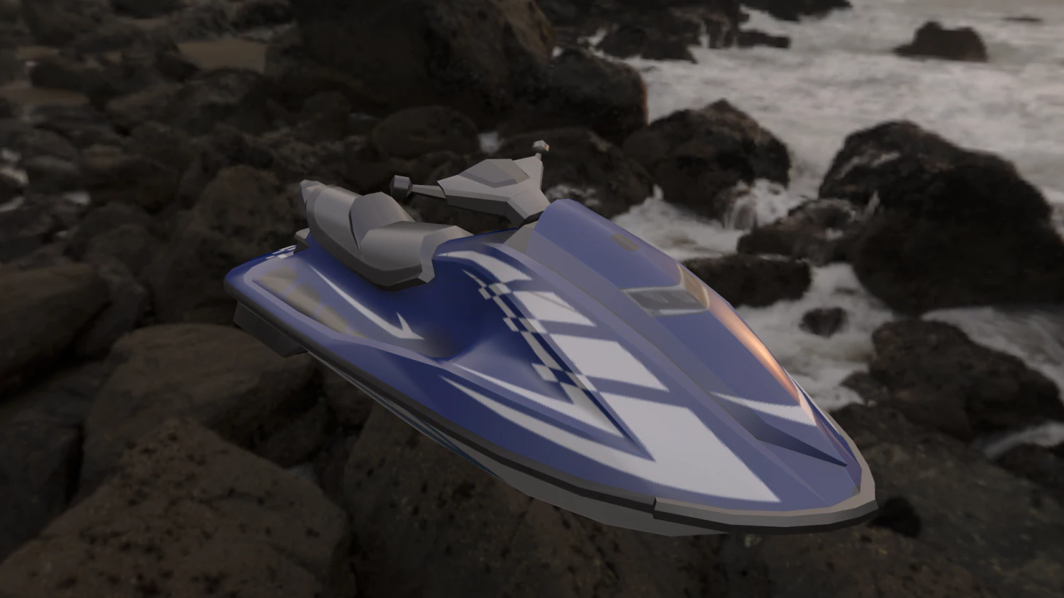 jetski 3D Model .c4d .max .obj .3ds .fbx .stl .blend 