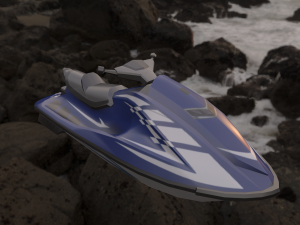jetski Modello 3D