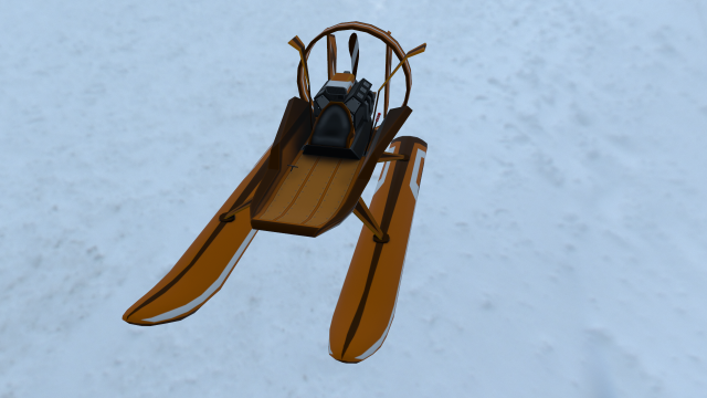 airboat 3D Model .c4d .max .obj .3ds .fbx .stl .blend 