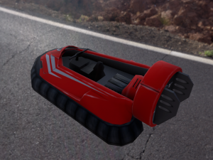 hovercraft Modello 3D
