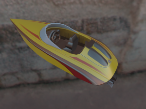 speed boat 3D Model