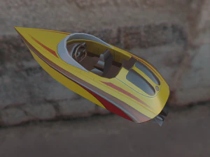 lancha Modelo 3D