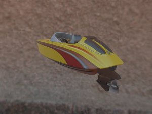speed boat 3D Model