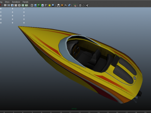 speed boat 3D Model