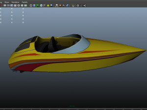 speed boat 3D Model