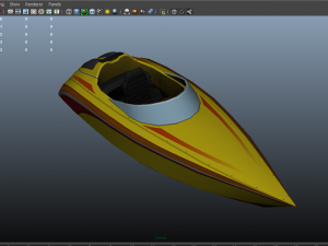 speed boat 3D Model