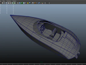 lancha Modelo 3D