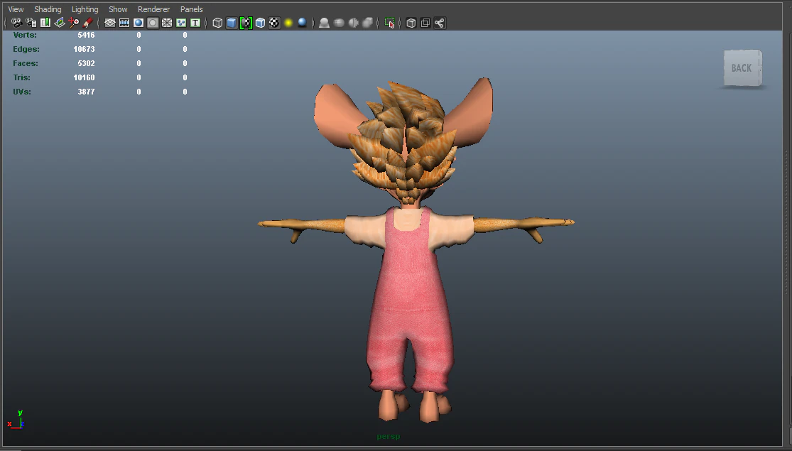 personagem frio Modelo 3D .c4d .max .obj .3ds .fbx .stl .blend 