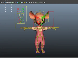 personagem frio Modelo 3D