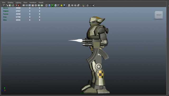 robot Modèle 3D .c4d .max .obj .3ds .fbx .stl .blend 