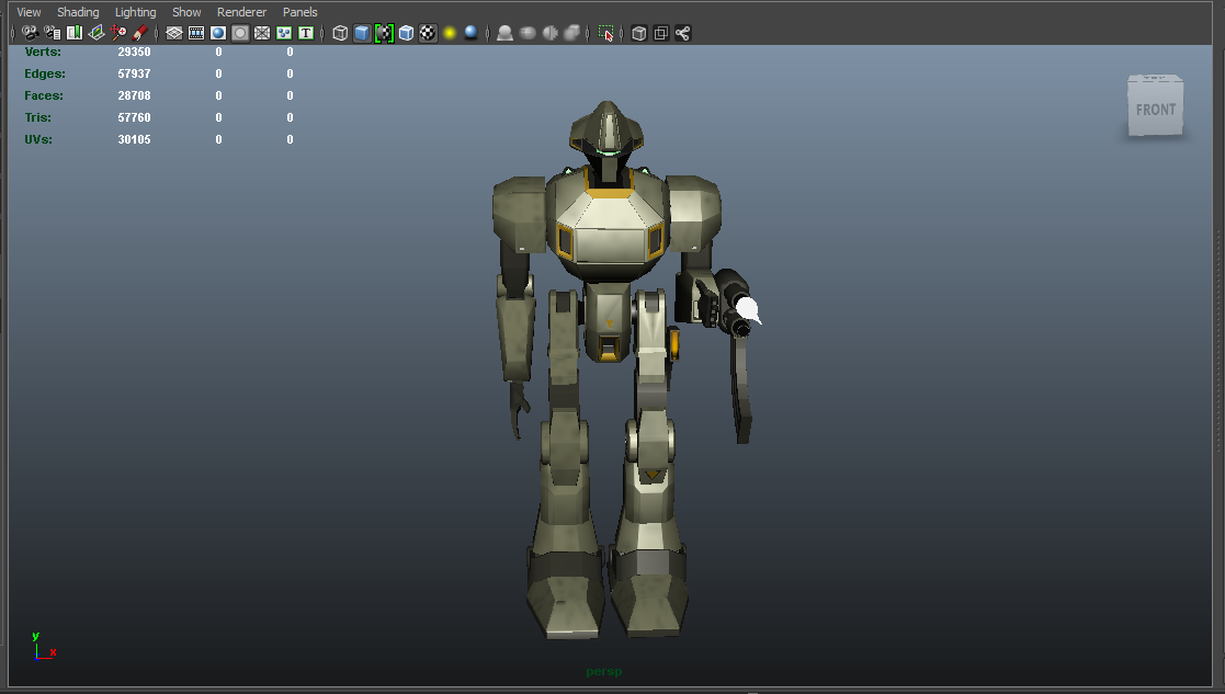 Combat Robot Free 3D Model in Robot 3DExport