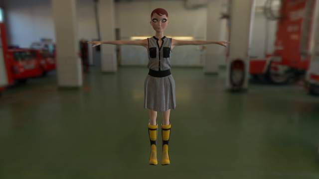 fuse model cartoon Modelo 3D .c4d .max .obj .3ds .fbx .stl .blend 