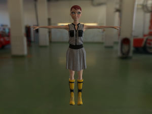 fuse model cartoon 3D 모델