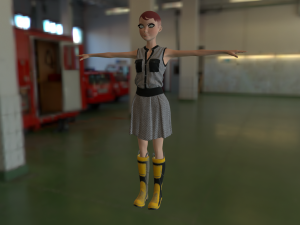 fuse model cartoon Modelo 3D
