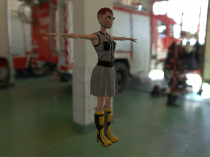 fuse model cartoon Modelo 3D