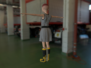 fuse model cartoon Modelo 3D