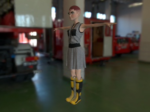 fuse model cartoon Modelo 3D