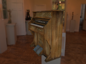 organ by wood 3D मॉडल