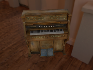 organ by wood 3D मॉडल