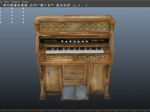 organ by wood 3D मॉडल