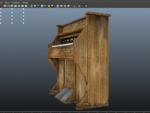 organ by wood 3D मॉडल