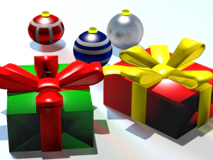 christmas decorations pack 1 3D Model