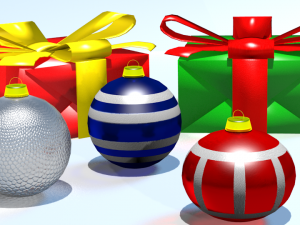 christmas decorations pack 1 Modelo 3D