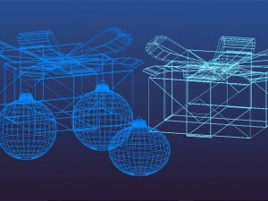 christmas decorations pack 1 3D Model