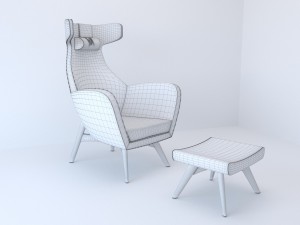 relax armchair Modèle 3D