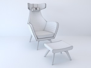 relax armchair Modèle 3D