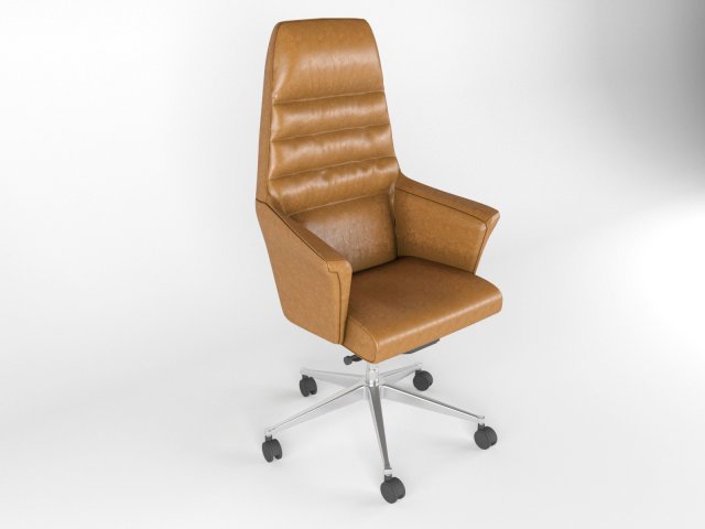 executive office chair 3D Model .c4d .max .obj .3ds .fbx .stl .blend 