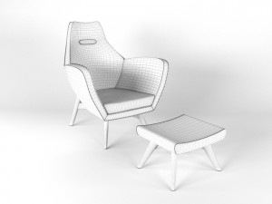 relax armchair Model 3D