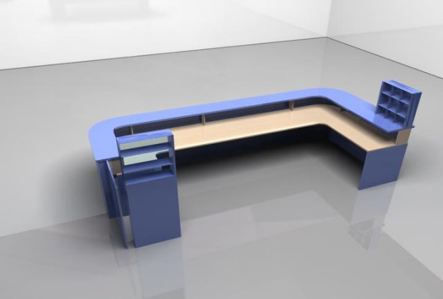reseption 3D Model .c4d .max .obj .3ds .fbx .stl .blend 