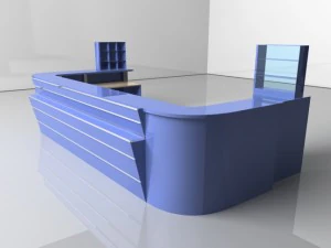 reception Modello 3D