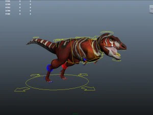 simple tyrannosaurus 3D Model