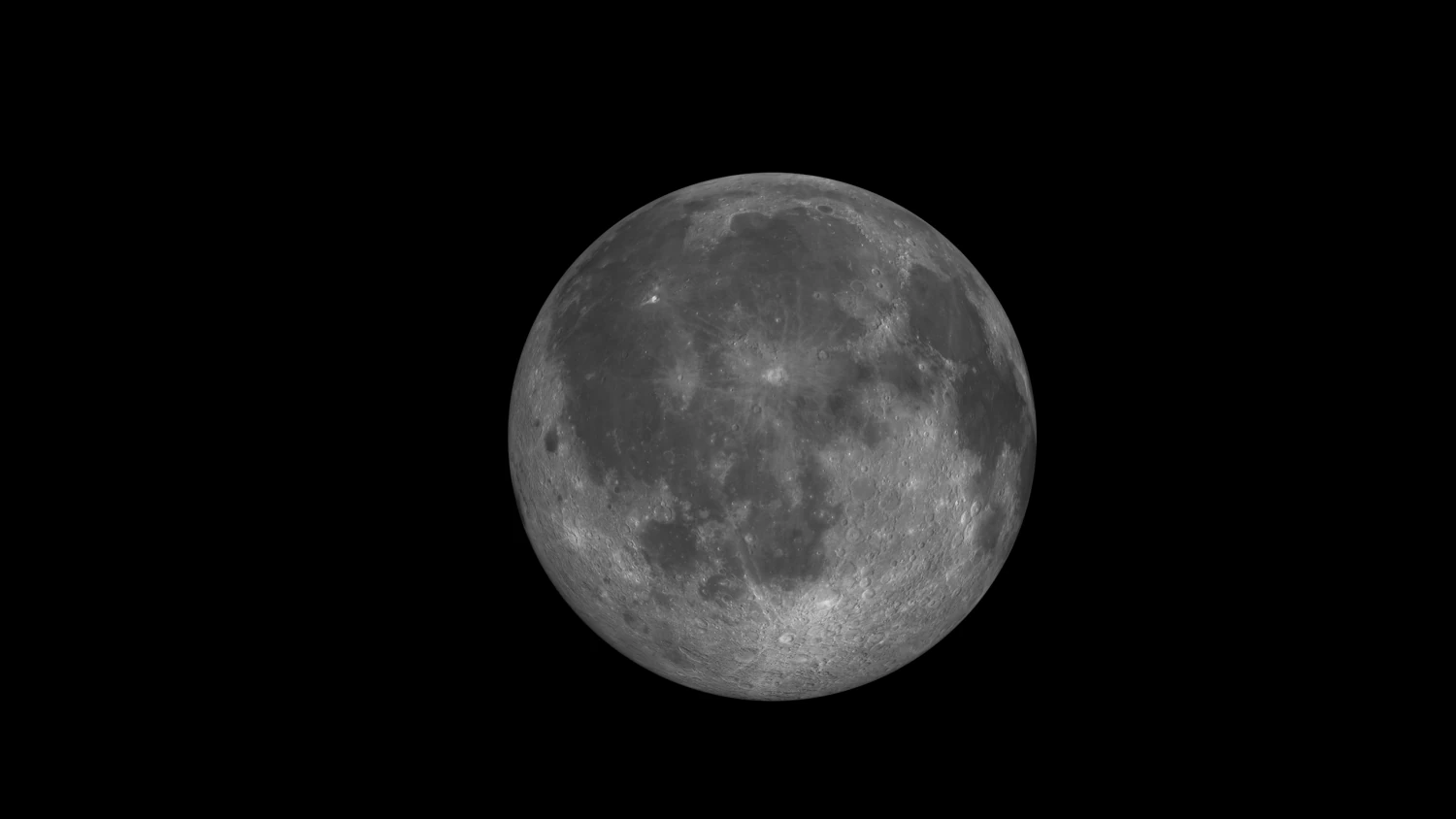 moon realistic 3D Model .c4d .max .obj .3ds .fbx .stl .blend 