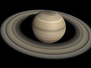 saturn realistic Modello 3D