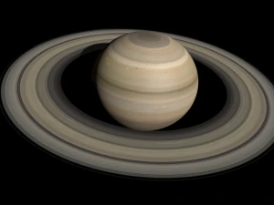 saturn realistic 3D Model