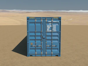 40ft container 3D Model