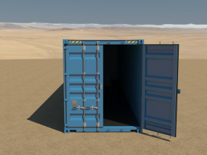 40ft container 3Dモデル