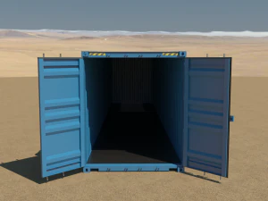 40ft container 3D Model