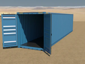 40ft container 3D Model