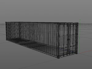40ft container 3D Model