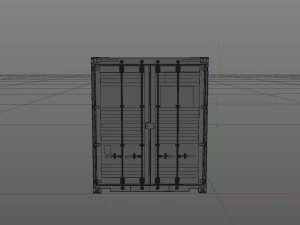 40ft container 3D Model