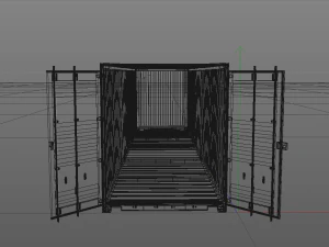 40ft container 3D Model
