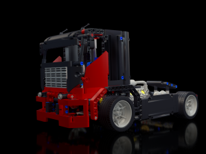 lego technic - race truck 8041 3D 模型